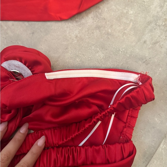 Hello Molly Red Strapless Dress | 4 - Picture 10 of 10